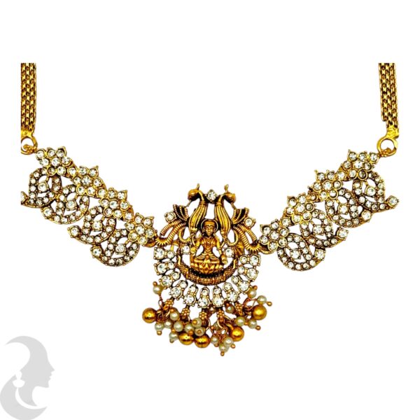 Lakshmi Design Choker Set- Jhumka, Product Code: V-2081 - Image 2