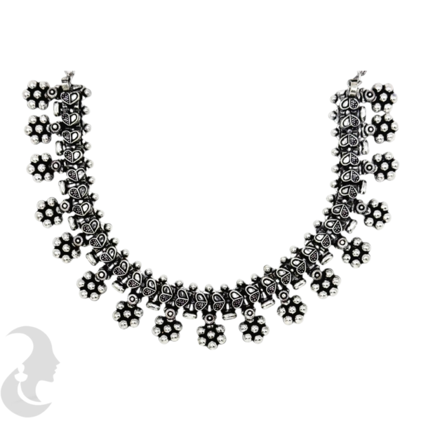 Short Necklace- Flower Design, Product Code: V-1160