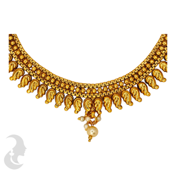 Gold Necklace -Studs, Product Code: V-1009 - Image 2