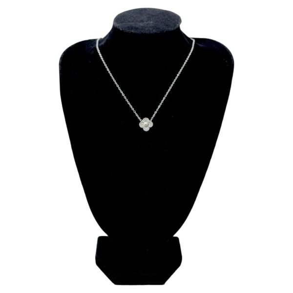 Stainless Steel Clover Chain Necklace, Product Code: D-5165 - Image 2