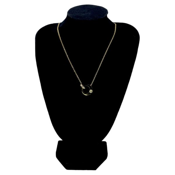 Stainless Steel Interlocking Pendent Necklace, Product Code: D-5193 - Image 2