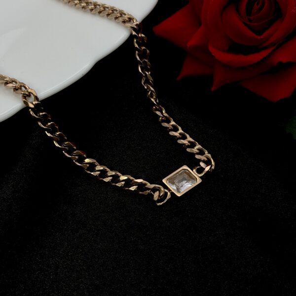 Stainless Steel Chain Link Necklace, Product Code: D-5201