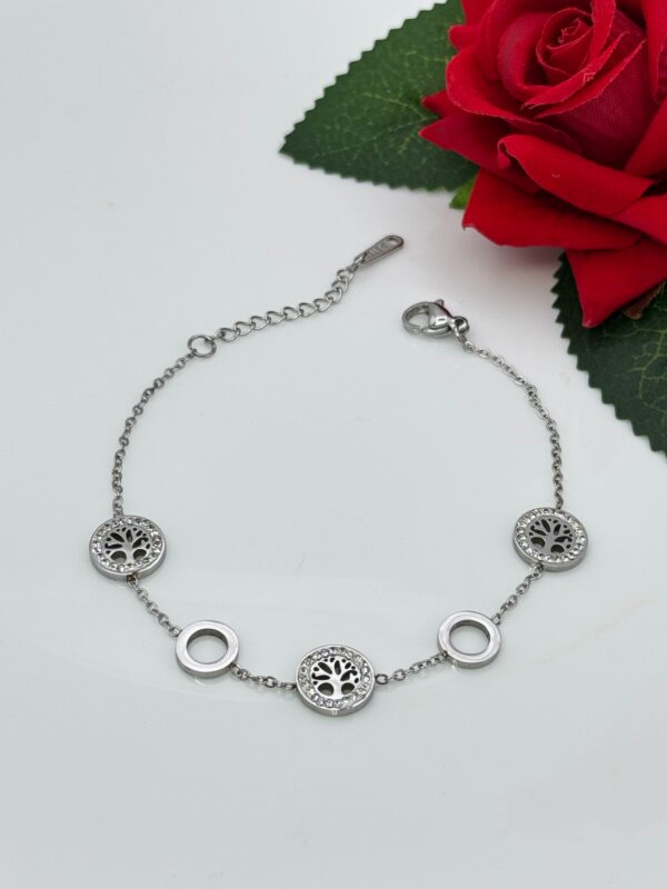 Stainless Steel Life Of Tree Bracelet , Product Code: D-5029