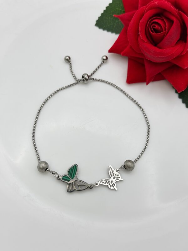 Stainless Steel Butterfly Bracelet, Product Code: D-5043