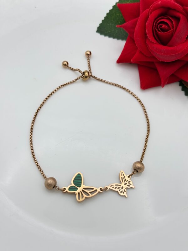 Stainless Steel Butterfly Bracelet, Product Code: D-5044