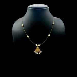 Invisible Necklace- Lakshmi Pendant, Product Code: V-3075